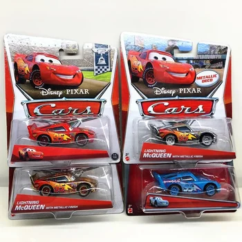 Disney Pixar Cars Lightning McQueen Mater Салли Джексон Шторм 1:64 Отлитый под давлением Автомобиль Из Металлического Сплава Для Мальчиков, Игрушки, Подарок на День рождения